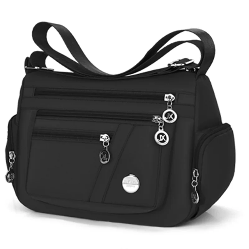 New style neutral nylon fabric ladies' handbag Oxford cloth shoulder strap crossbody bag travel bag multi-compartment casual bag - Image 7