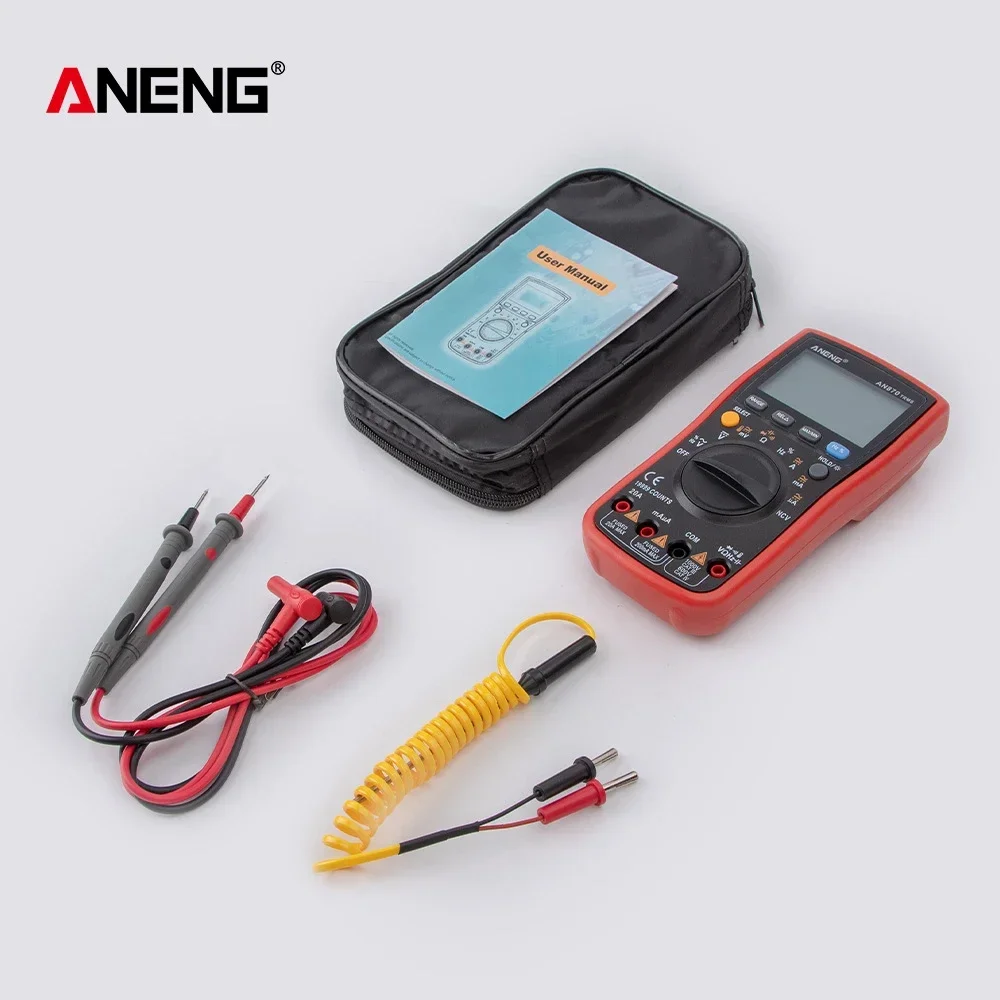 ANENG AN870 Smart Multimeter Digital Profesional 19999 Counts AC Voltage Tester Current NCV Capacitance Resistance Ohm Test Tool - Image 10
