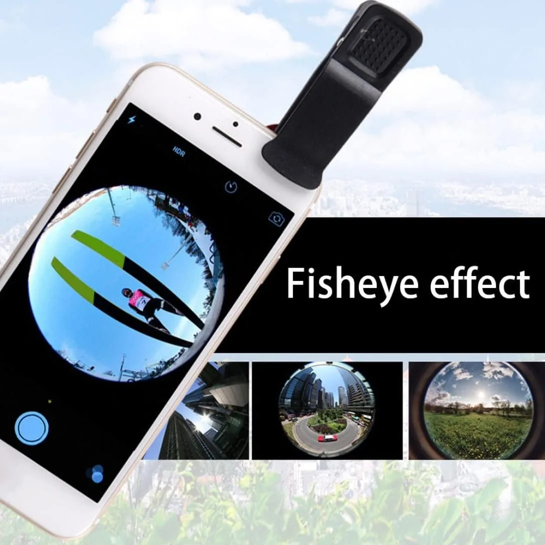 1 Set 3In1 Mobile Phone Fish Eye+Wide Angle+Macro Lightweight Camera Lens For Universal Cell Phone - Image 5