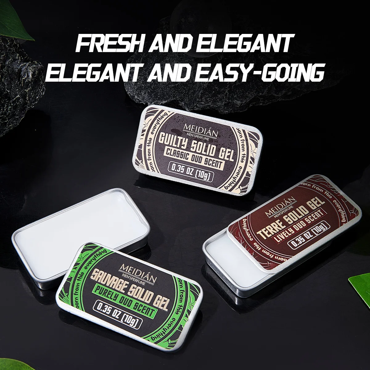 Perfume set, which can be applied on the wrist and neck, fresh smell, men's and women's portable refreshing solid perfume - Image 5