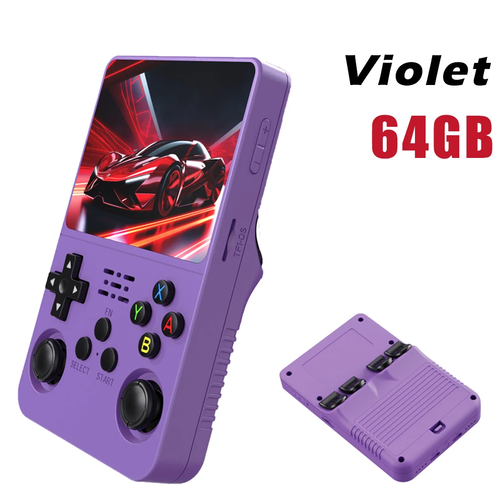 R36S Retro Handheld Video Game Console Linux System 3.5-inch IPS Screen Portable Handheld Video Player 64GB 15000 Games - Image 12