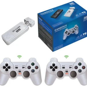 Y6 Retro Game Console 4K 60fps HDMI Output Low Latency GD10 TV Game Stick Dual Handle Portable Home Game Console Kid Gift