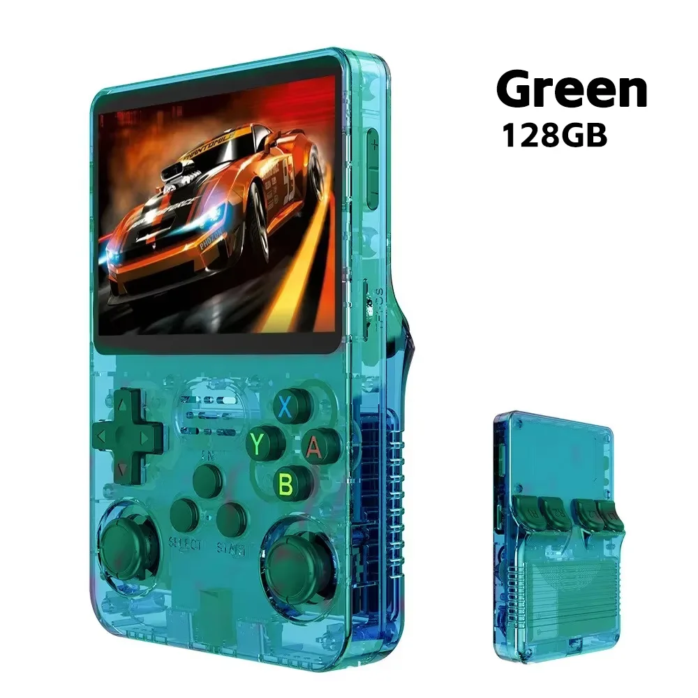 R36S Retro Handheld Video Game Console ARKOS System 3.5 Inch IPS Screen Classic Portable Pocket Video Player 128G Games Boy Gift - Image 10