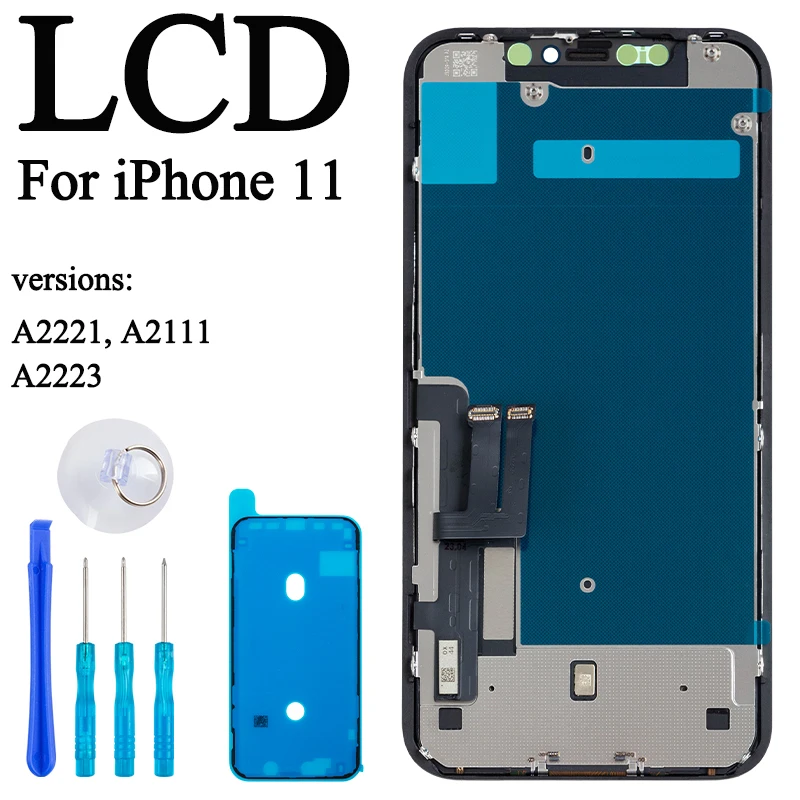 100% Tested Lcd For iPhone 11 Display 3D Touch Screen Replacement with Metal Frame Full FHD Durable Easy to Install Factory Lcd - Image 7