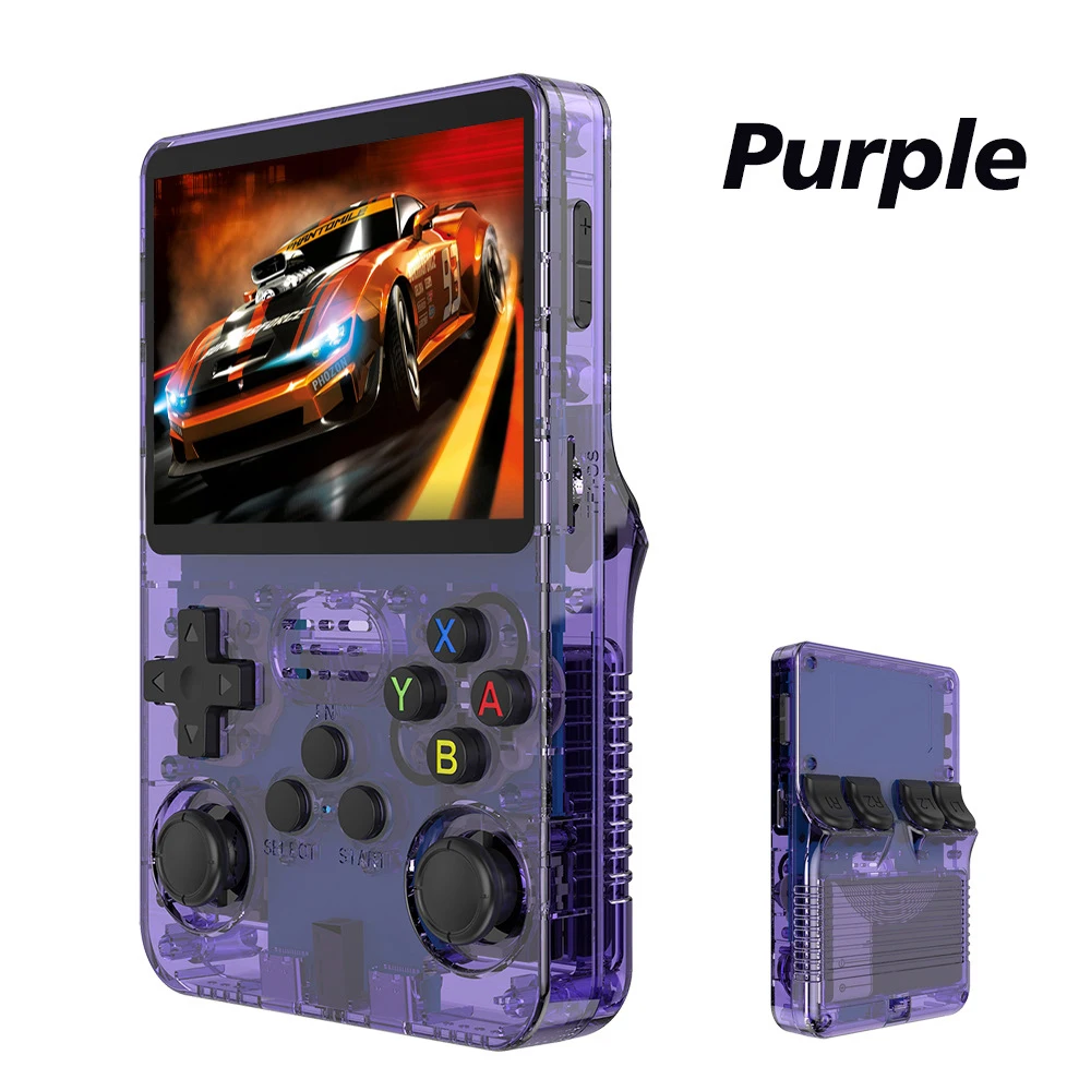 R36S Retro Handheld Video Game Console Linux System 3.5-inch IPS Screen Portable Handheld Video Player 64GB 15000 Games - Image 9
