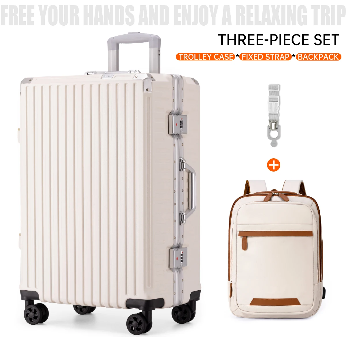Trolley Luggage 20 24 26 28" Aluminum Frame Rolling Luggage Case USB Travel Suitcase on Wheels Combination Lock Carry on Luggage - Image 13