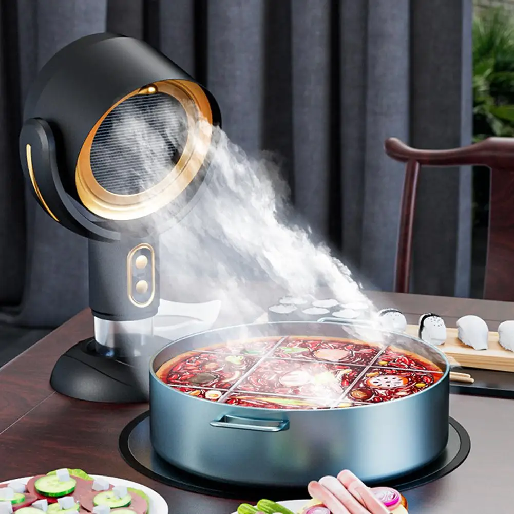 Negative Ion Range Hood Air Cleaner Compact Design for Kitchen Removes Oil Smoke Odors Improves Air Quality Healthy Living Home - Image 2