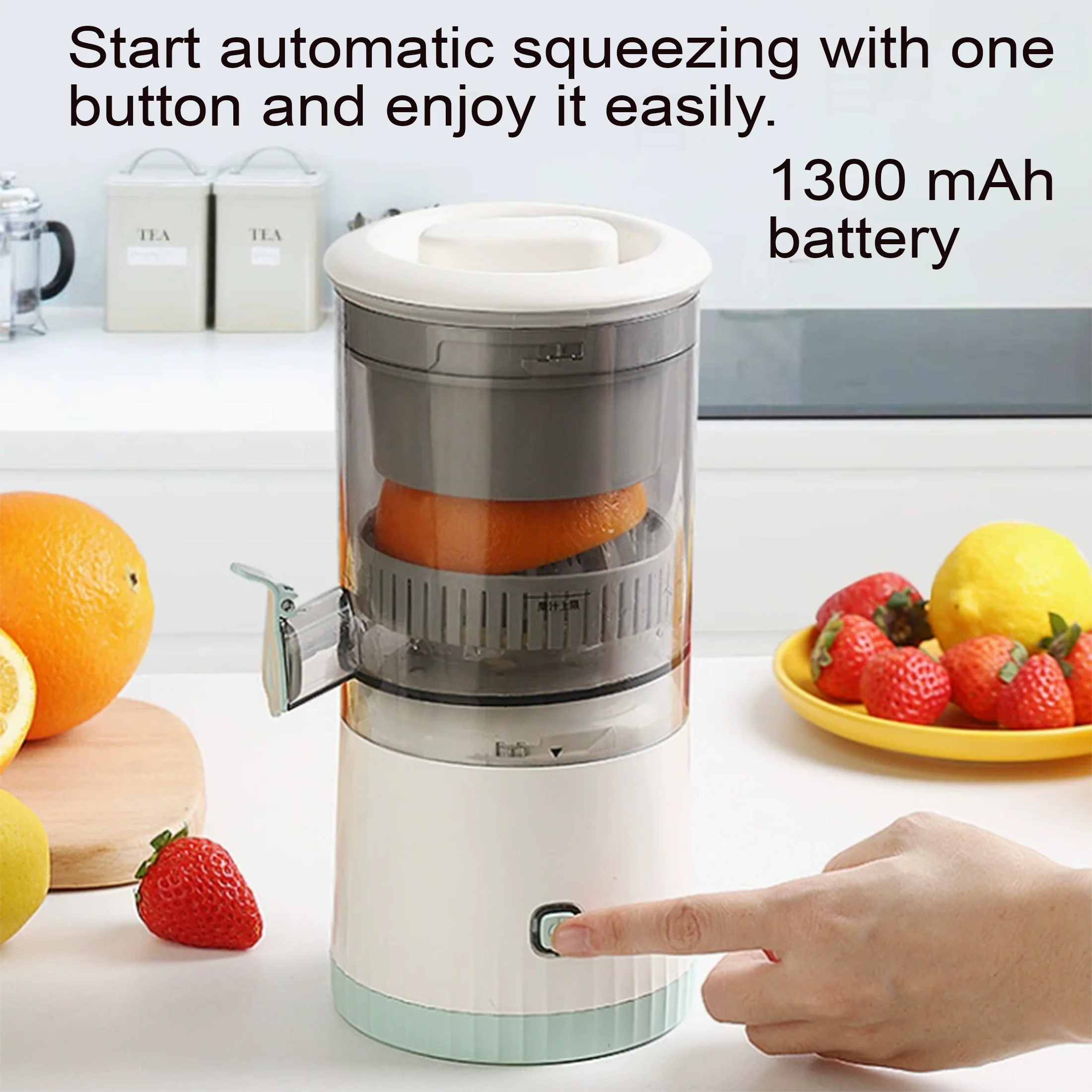 Electric juicer for separating dregs and juice Portable household+orange juice machine Fresh squeezing is super practical. - Image 6