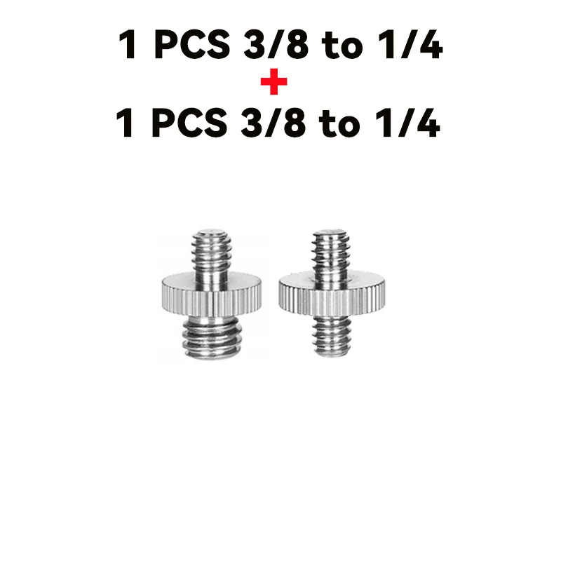 1/4 Inch to 1/4 3/8 Inch Male Camera Screw Mount Adapter Tripod Screw Adapter Female Thread for Camera Tripod Monopod Ring Light - Image 13