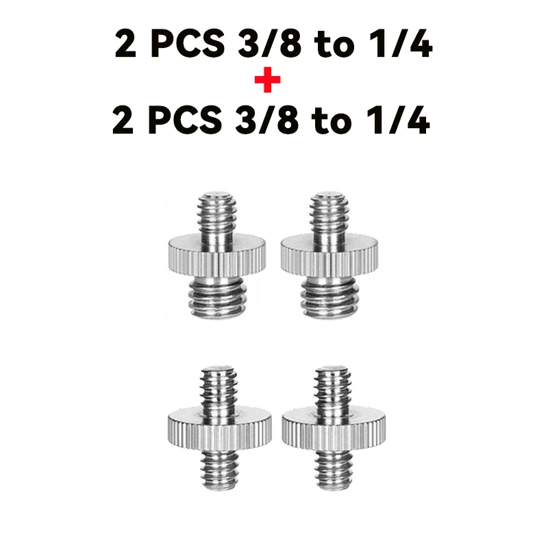 1/4 Inch to 1/4 3/8 Inch Male Camera Screw Mount Adapter Tripod Screw Adapter Female Thread for Camera Tripod Monopod Ring Light - Image 14