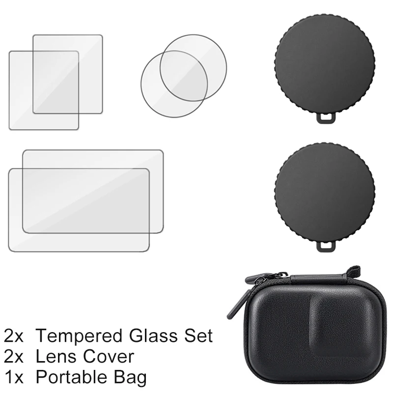 For DJI Osmo Action 5 Pro 4 3 Screen Protector Tempered Glass Film Lens Cover Cap Bag Case for DJI Action 4 5Pro Accessories - Image 13