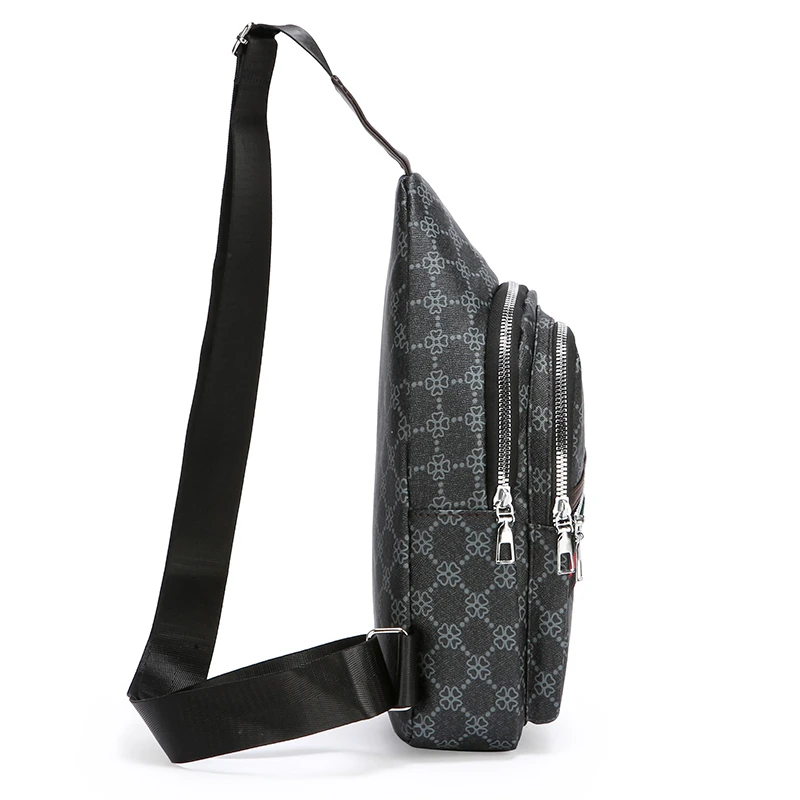 2025Men'sCasual ShoulderBag Waterproof Crossbody Sling Bag with Earphone Hole & Anti-Theft Pocket, Lightweight Travel Chest Pack - Image 5