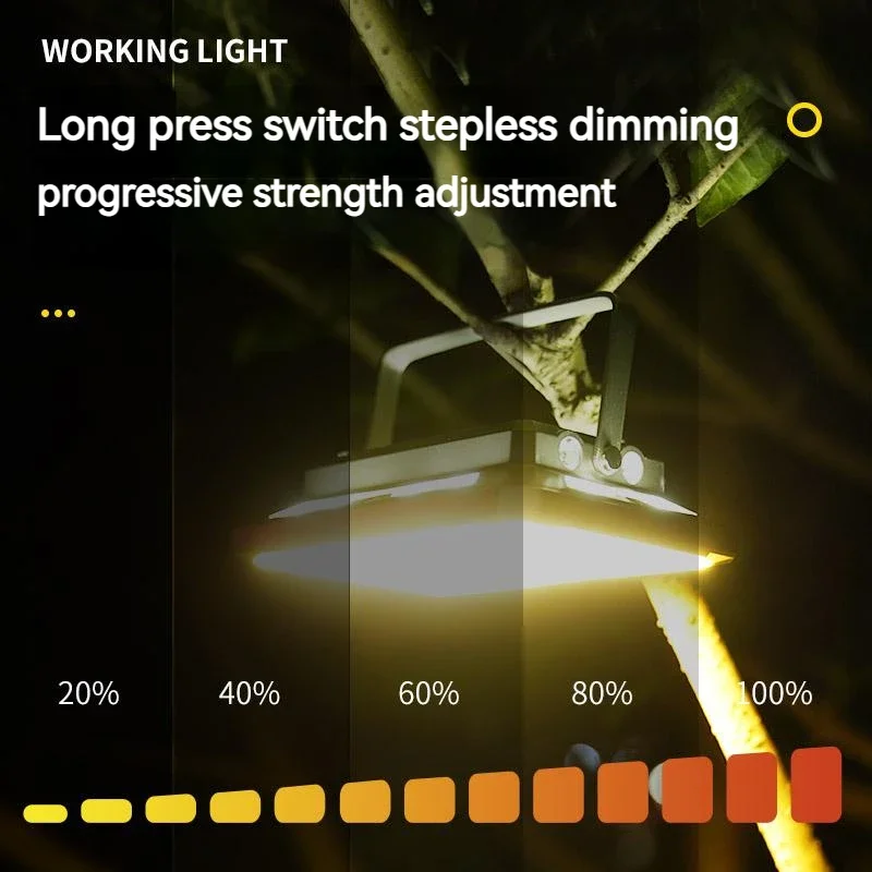 LED Camping Tent Light Rechargeable Searchlight High Power Outdoor Emergency Lighting Waterproof Portable Hanging Night Lamps - Image 3