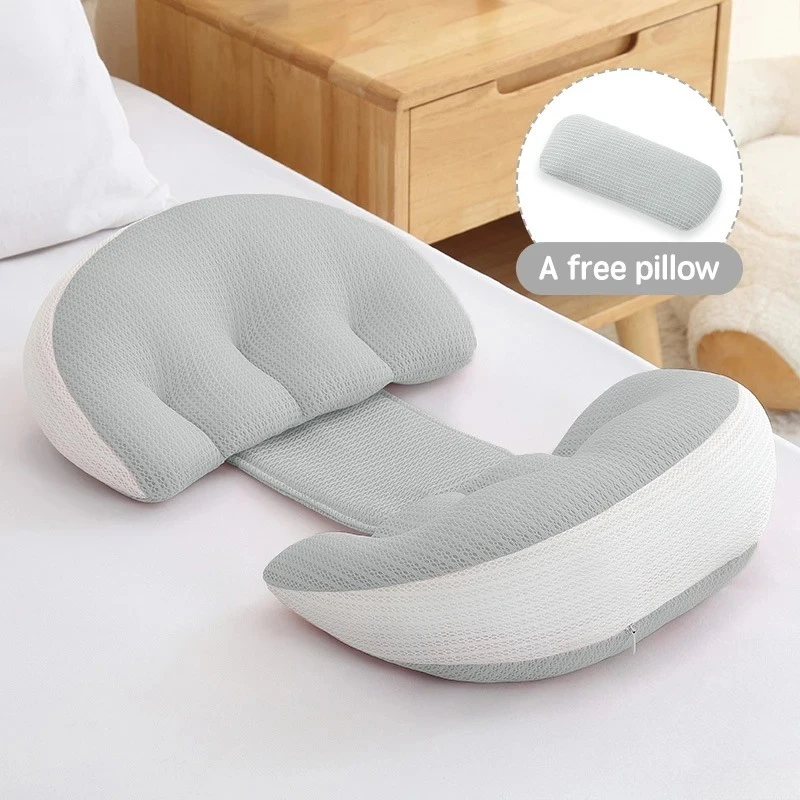 Pregnancy Pillow with 1pc Free An Auxiliary Pillow Cotton Waist Support Pillow for Pregnant Women Sleeping Body Pillow - Image 7