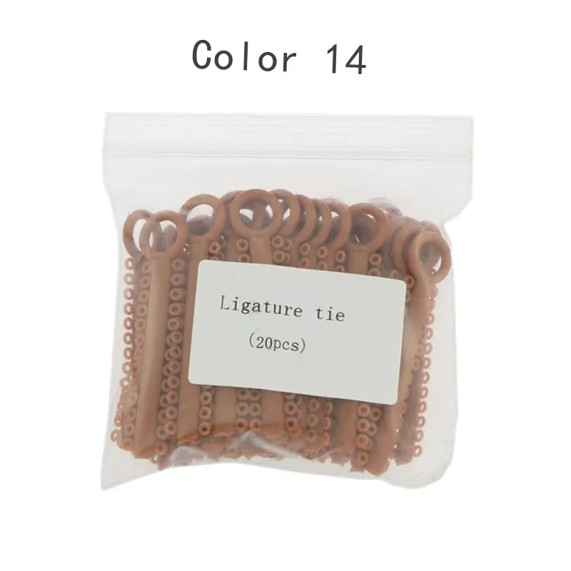 20Sticks=520PCS Dental Orthodontic Elastic Ligature Ties Rubber Bands for Teeth Braces Dentistry Elastomeric Ring Leagues Lab - Image 36