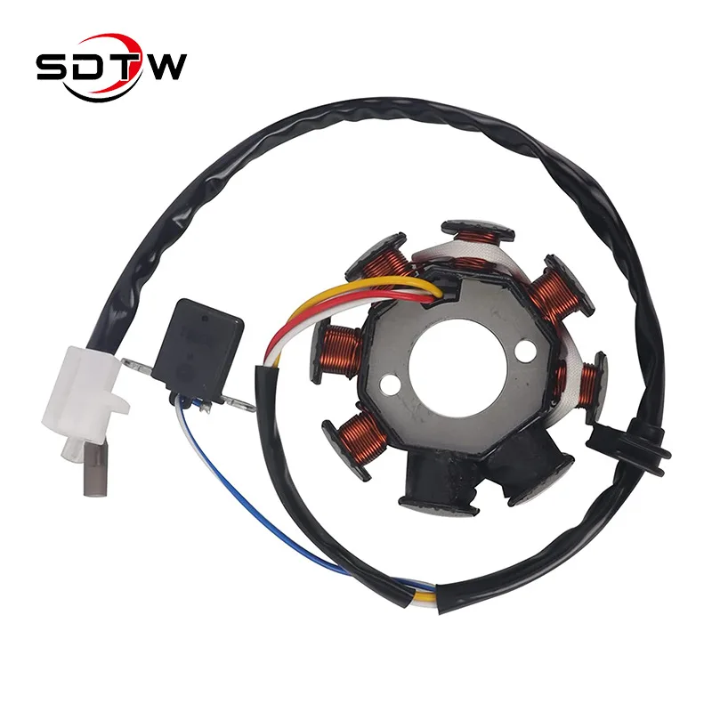 8-pole 4-wire Dual Ignition Magneto Stator for 4 stroke Scooter Moped ATV QUAD Go Kart 139QMB 1P39QMB GY6 50 60 80 cc - Image 5