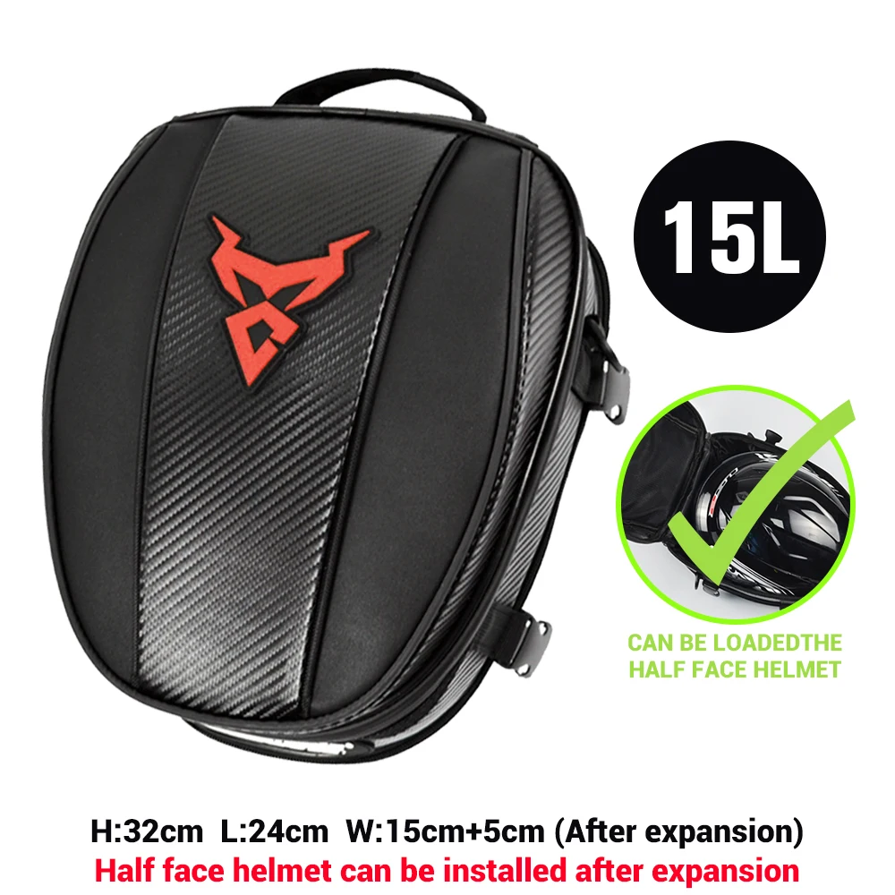 Motocentric Waterproof Motorcycle Tail Bag Multifunction Motorcycle Rear Seat Bag High Capacity Motorcycle Bag Rider Backpack - Image 13