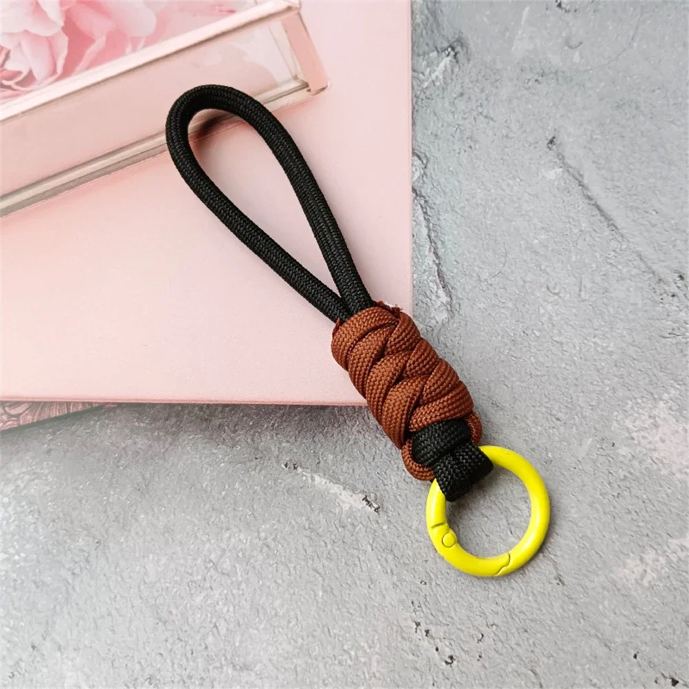 Colorful Braided Lanyard Keychain Unisex Anti-Lost Wrist Strap Paracord With Key Ring For Phone Camera U Disk Bottle Accessories - Image 26