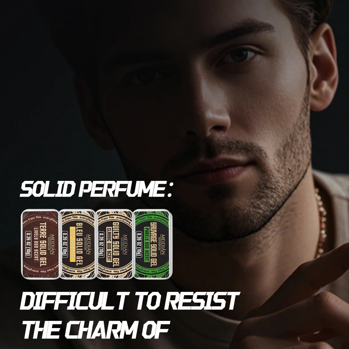 Perfume set, which can be applied on the wrist and neck, fresh smell, men's and women's portable refreshing solid perfume - Image 2