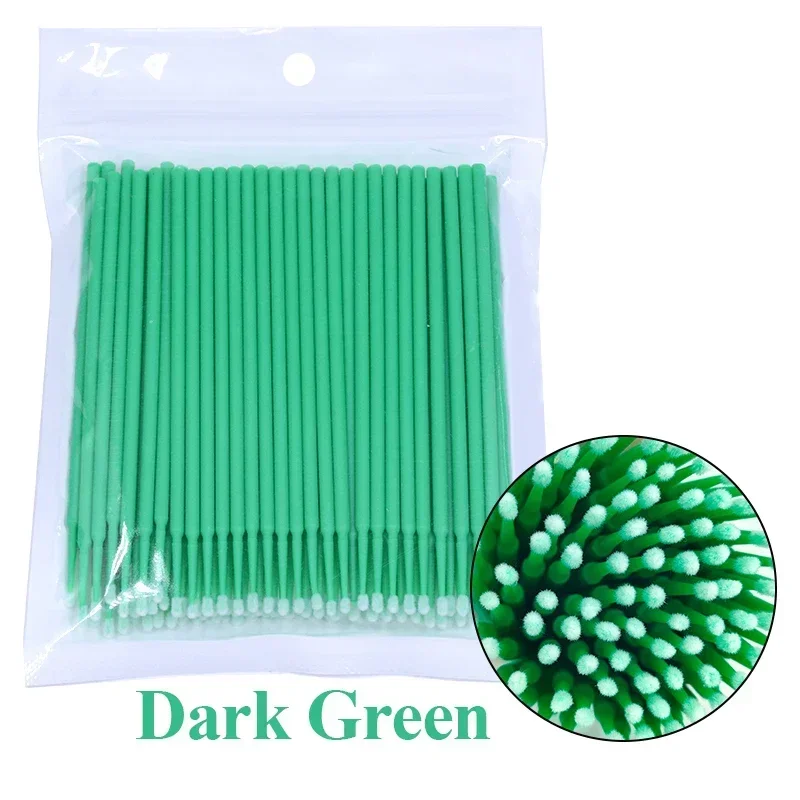 Cleaning Micro Cotton Brush Lash Extension 100Pcs Eyelash Swab Individual Eyelashes Microbrush Beauty Makeup Clean Remover Tools - Image 11