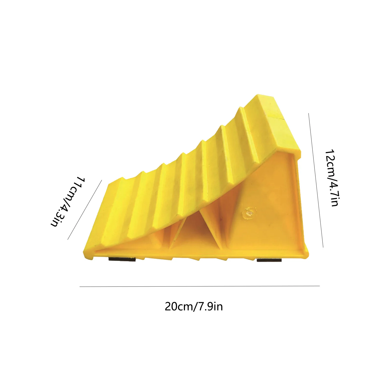 Car Wheel Tire Chock Stop Block Anti-slip Plastic Base Tire Support Pad Portable Tire Support Chock For Secure Car Trailer Park - Image 7