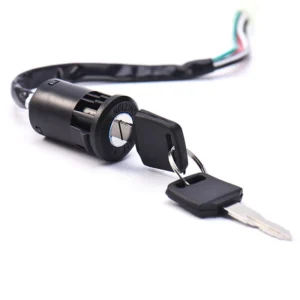 Universal 12V Motorcycle Ignition Switch Key Quad Motorcycle Keys Starters MTB Cylinder Ignition Switch For Suzuki Dirt Bike