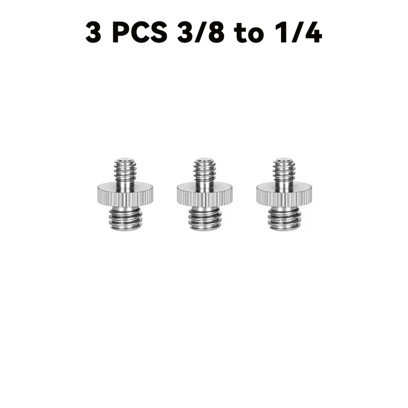 1/4 Inch to 1/4 3/8 Inch Male Camera Screw Mount Adapter Tripod Screw Adapter Female Thread for Camera Tripod Monopod Ring Light - Image 19