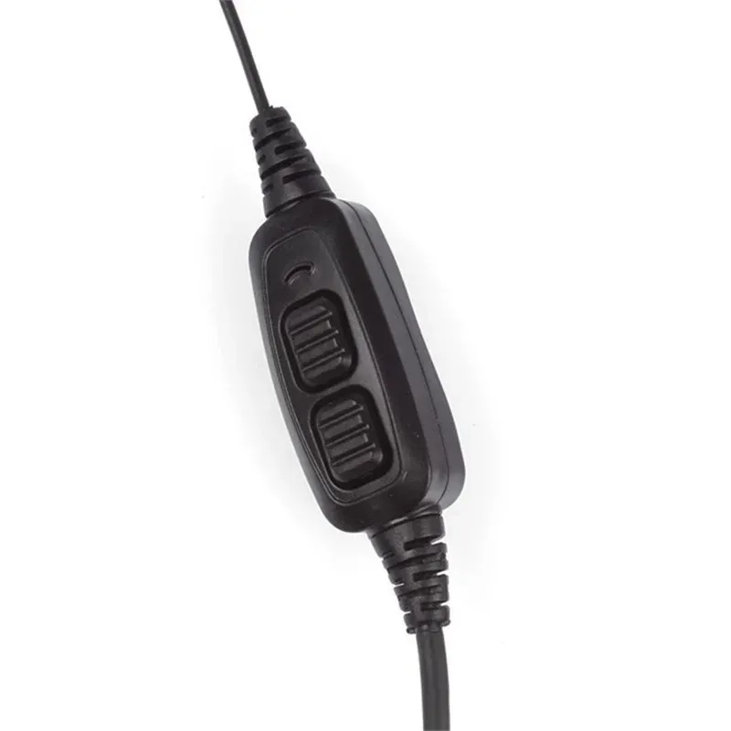 Radio Dual PTT Air Duct Earpiece With Mic Headset for Baofeng Two Way Radio UV-82 UV 82 UV82L UV-89 TK3207 TK3118Accessories - Image 5