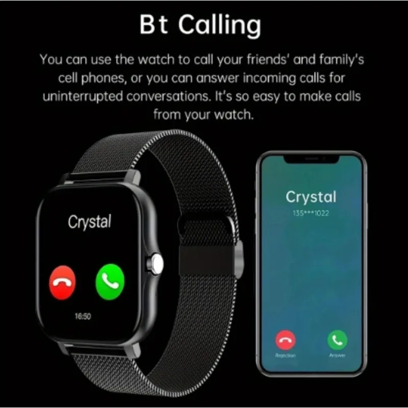 Bluetooth Call Smartwatch for Men and Women Voice Assistant Sports Fitness Android iOS New Hot Sale 1.83" 2024 - Image 5