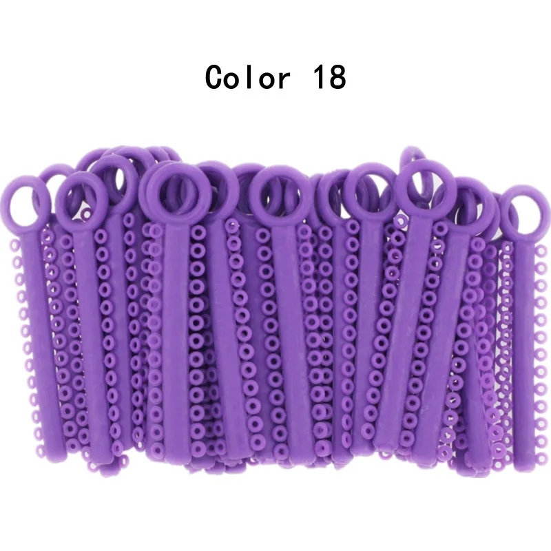20Sticks=520PCS Dental Orthodontic Elastic Ligature Ties Rubber Bands for Teeth Braces Dentistry Elastomeric Ring Leagues Lab - Image 15