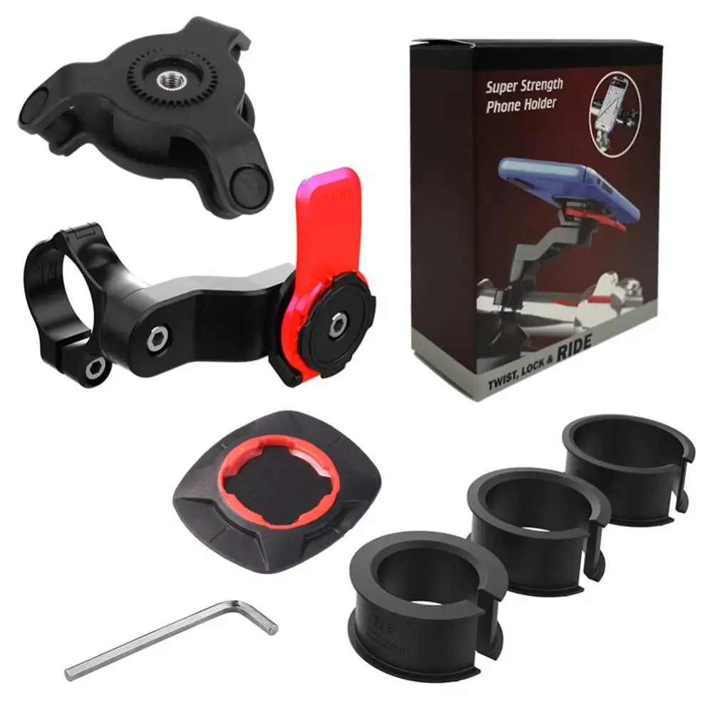 Motorcycle Bike Phone Holder Phone Bracket Vibration Damper Bike Handlebar Navigation Support for 4.7-7.2'' Phone - Image 11