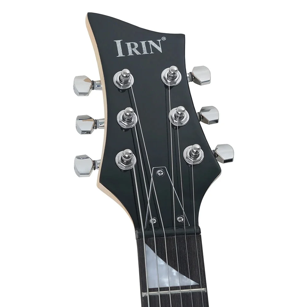 IRIN 6 Strings Electric Guitar 24 Frets Maple Body Electric Guitarra Set with Bag Amp Tuner Strap Picks Guitar Mini Accessories - Image 4