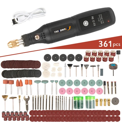 Mini Electric Drill USB Rechargeable Cordless Engraving Pen Dremel Tools Rotary Tool Wireless Hand Drill Mini Polishing Machine - Image 9