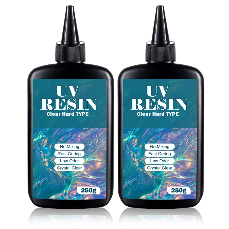 UV Resin Kit with Light Upgraded Hard Type Crystal Clear Ultraviolet Curing UV Resin for Craft DIY Jewelry Making Molds Casting - Image 8