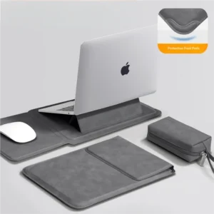 Laptop Sleeve Case 13 14 15 15.6 16Inch For Huawei HP DELL Bag For Macbook Air Pro 13 13.6 M4 Notebook Case with stand Men Women
