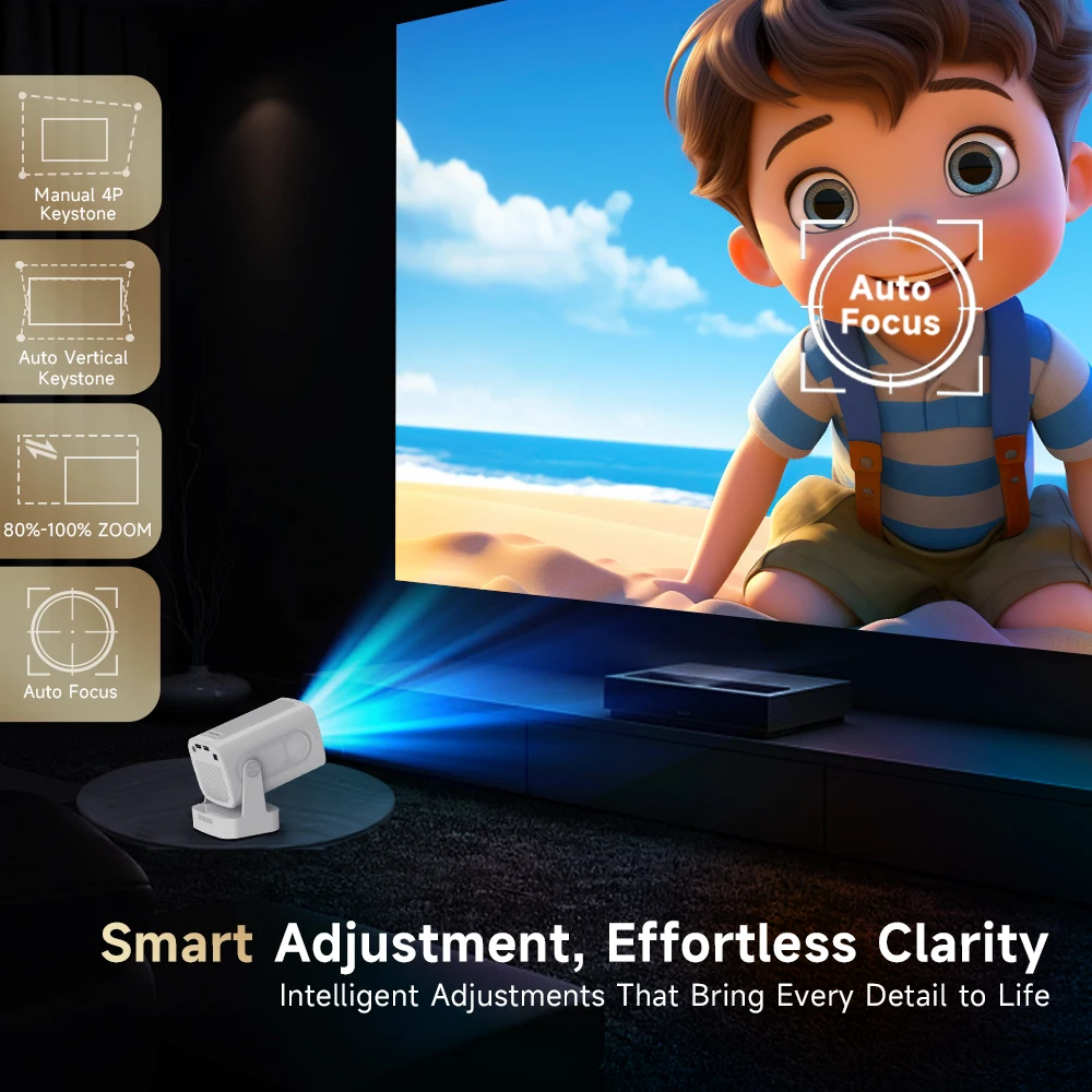 Magcubic HY310 Projector Auto Focus 4K Native 1080P 330ANSI Android11 5W Speaker Air Mouse Voice Assistant Upgrated HY300 - Image 5