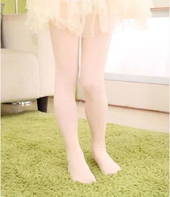 Summer Spring Candy Color Kids Pantyhose Ballet Dance Tights for Girls Stocking Children Velvet Solid White Pantyhose - Image 8