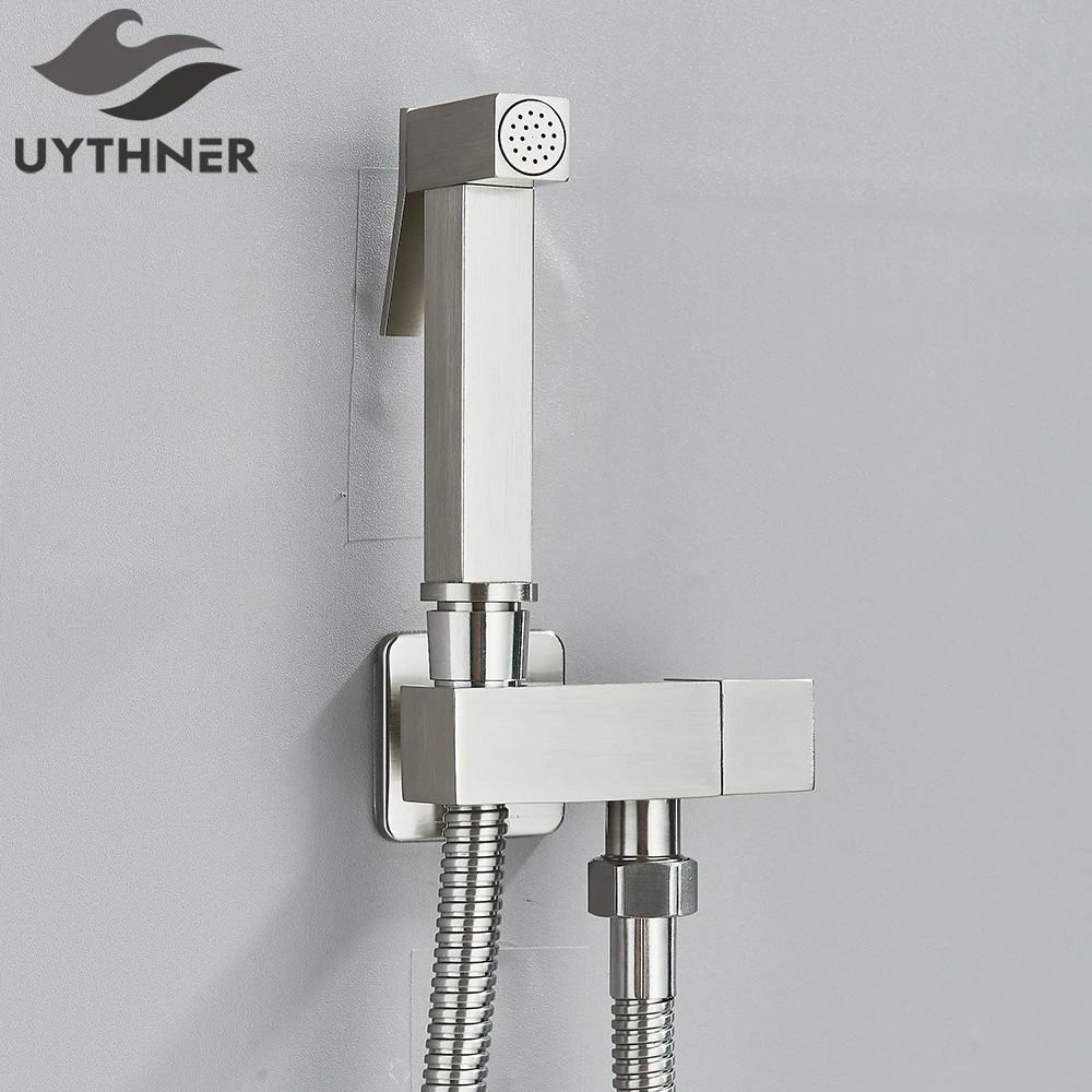 Uythner Bathroom Bidet Faucet Brass Tap Washer Mixer Single Cold Water Shower Sprayer Head Tap Toilet Faucets Toilet Handle Jet - Image 9