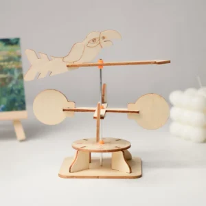 1 Set DIY Science Experiment Kit & Education Model DIY Wind Vane Toy Physics Science Toys For Children Gift