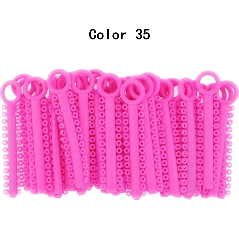 20Sticks=520PCS Dental Orthodontic Elastic Ligature Ties Rubber Bands for Teeth Braces Dentistry Elastomeric Ring Leagues Lab - Image 41