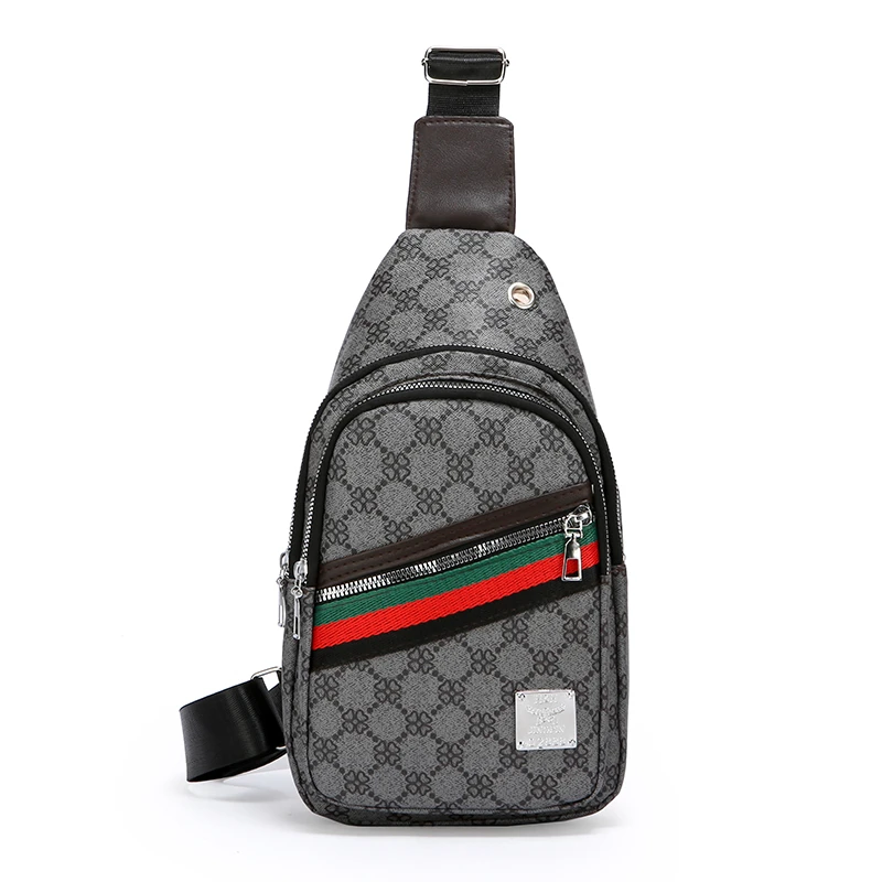 2025Men'sCasual ShoulderBag Waterproof Crossbody Sling Bag with Earphone Hole & Anti-Theft Pocket, Lightweight Travel Chest Pack - Image 6