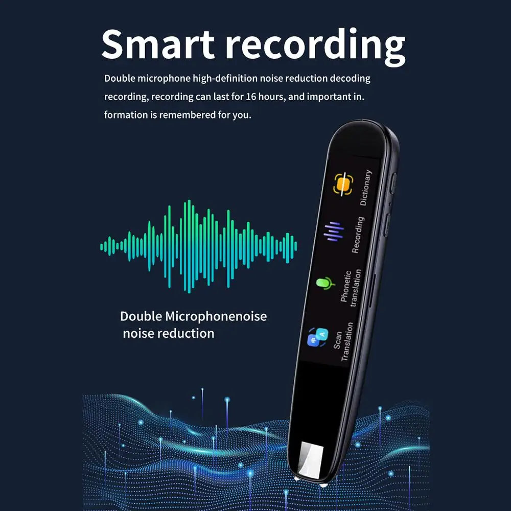 Offline Translation Pen For Teacher Student Dictionary English Intelligent Scanning Point Reading 123 Languages Translator Pen - Image 3