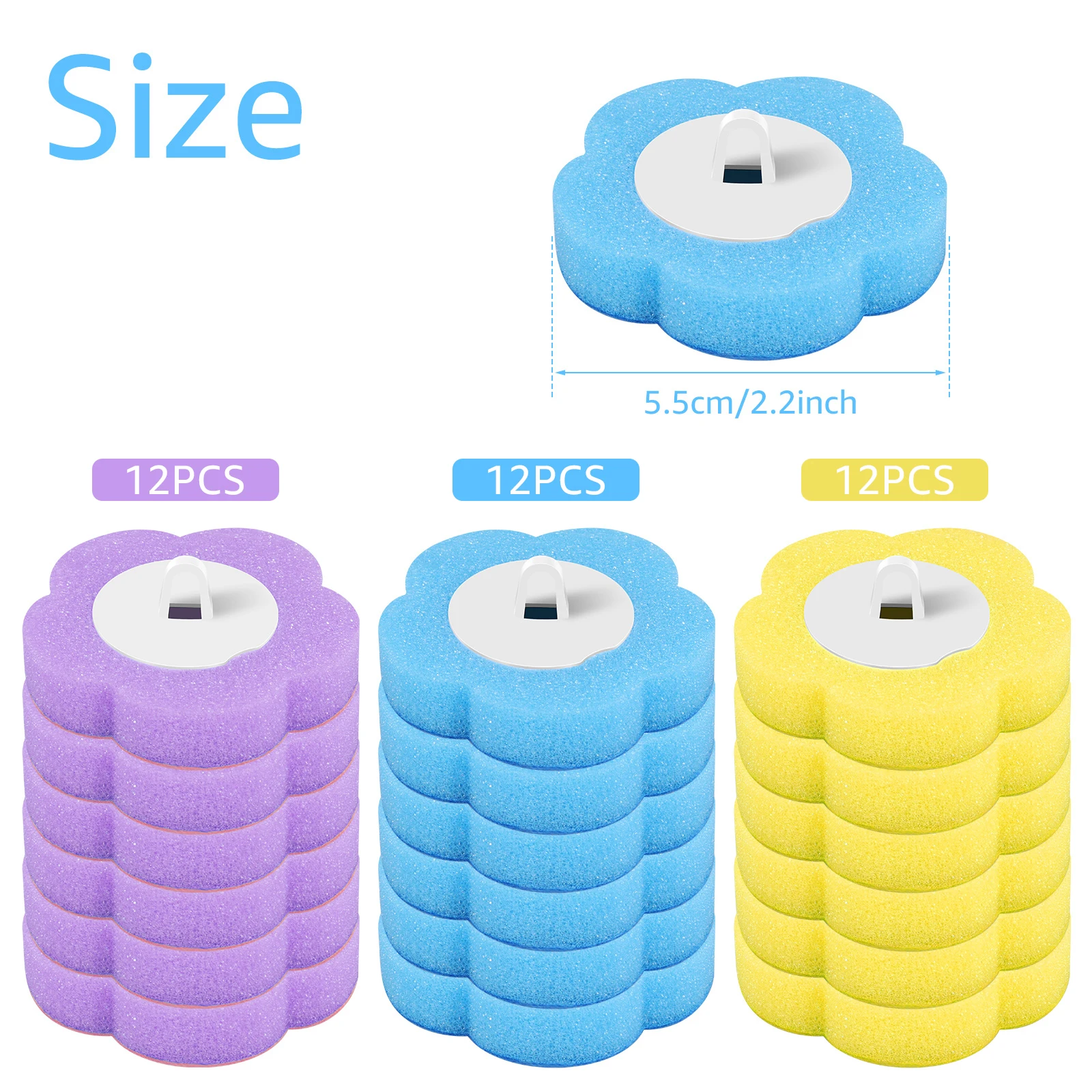 18/36Pcs Disposable Toilet Brush Wall Mounted Toilet Brush with Replacement Head Cleaning Set Home Bathroom WC Accessories - Image 9