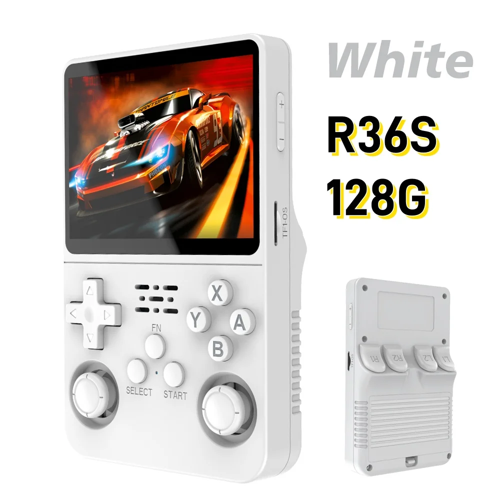R36S Retro Handheld Video Game Console ARKOS System 3.5 Inch IPS Screen Classic Portable Pocket Video Player 128G Games Boy Gift - Image 31