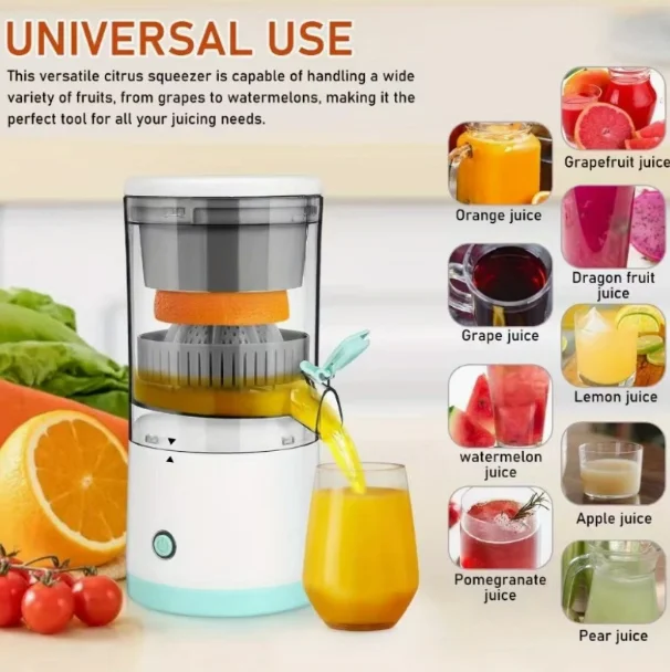 Electric juicer for separating dregs and juice Portable household+orange juice machine Fresh squeezing is super practical. - Image 5