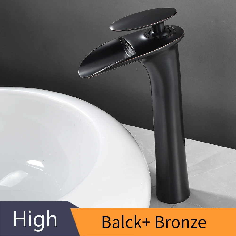 White Basin Faucets Modern White Bathroom Faucet Waterfall faucets Single Hole Cold and Hot Water Tap Basin Faucet Mixer Taps - Image 12