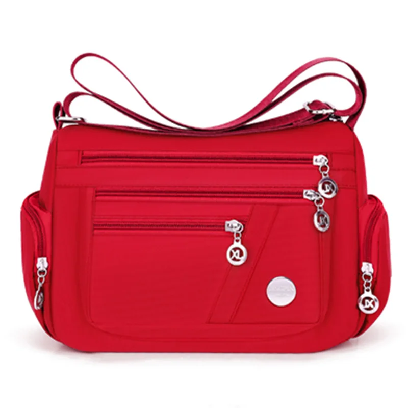 New style neutral nylon fabric ladies' handbag Oxford cloth shoulder strap crossbody bag travel bag multi-compartment casual bag - Image 12