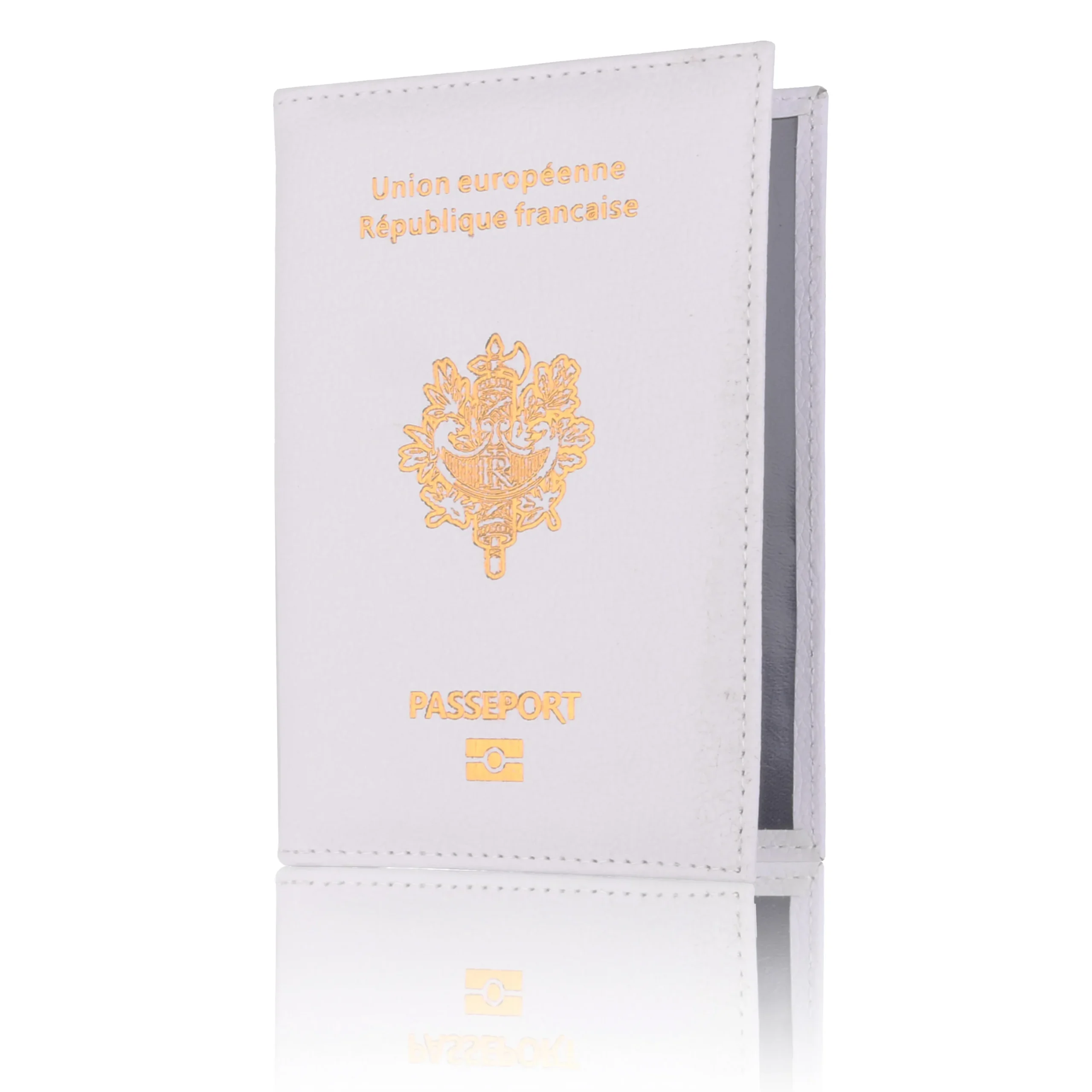 High Quality Pu Passport Protective Cover Bank Card Holder Travel Document Fashion Men and Women French Passport Cover Wallet - Image 15