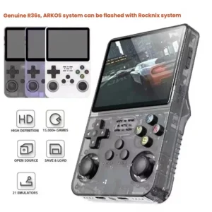 R36S Retro Handheld Video Game Console Linux System 3.5 Inch IPS Screen Portable Pocket Video Player R35S 128GB Games