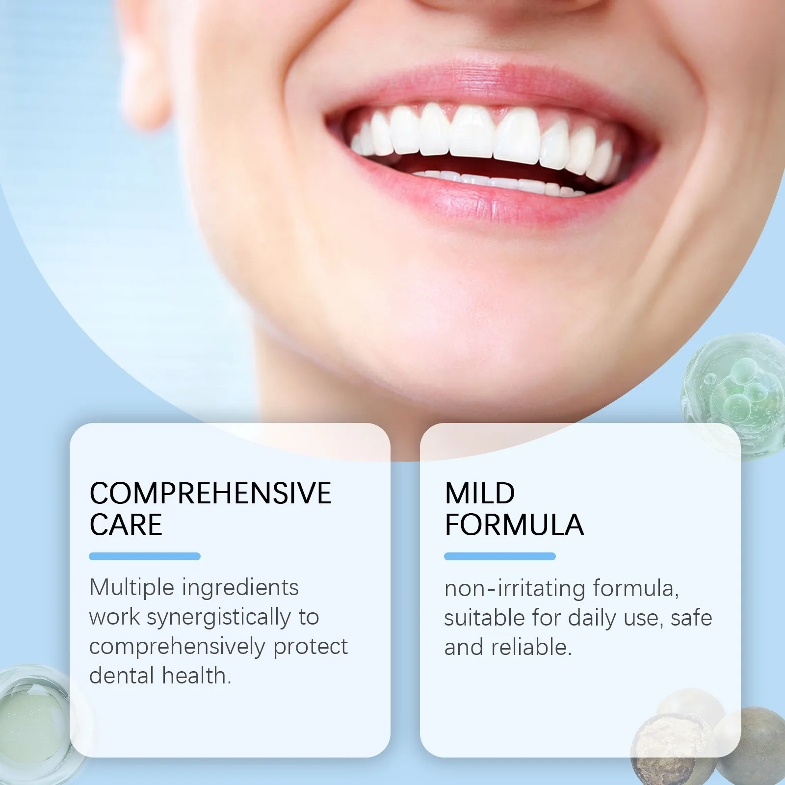 Oralhoe Dental Care Liquid Lasting Freshing Breath Deep Cleaning Oral Hygiene Removes Plaque Stains Teeth Brightening Serum 60ml - Image 5